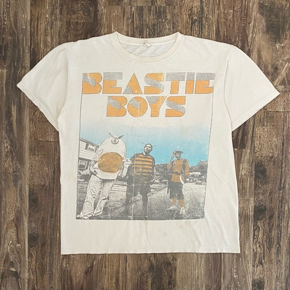 Anvil Other - 2012 Beastie Boys Hip Hop Band Distressed Shirt 
Men’s Size Medium